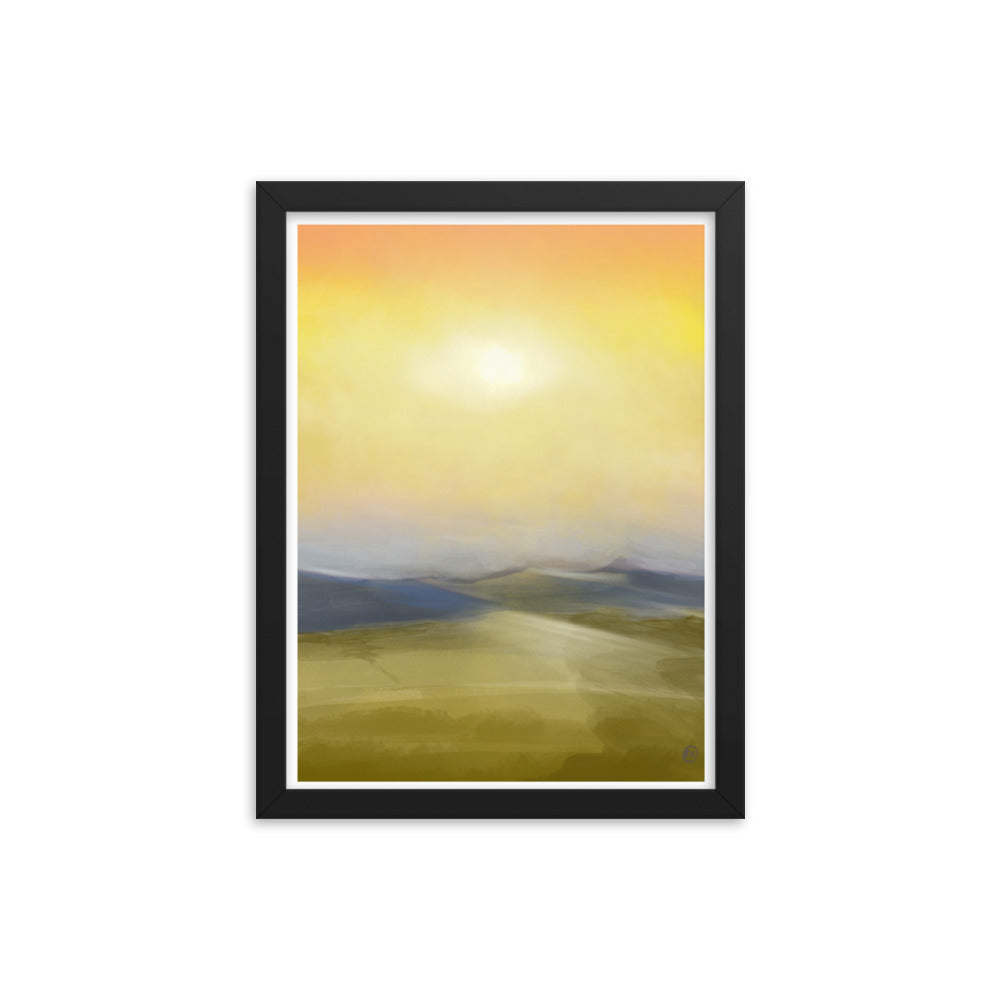 Sunscape Framed Print
