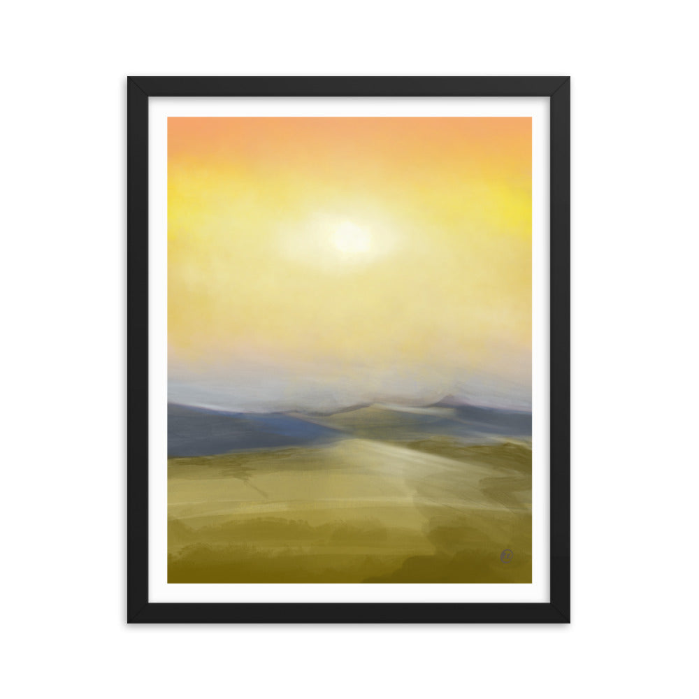 Sunscape Framed Print