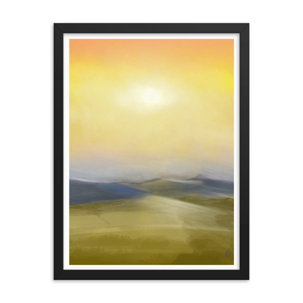 Sunscape Framed Print