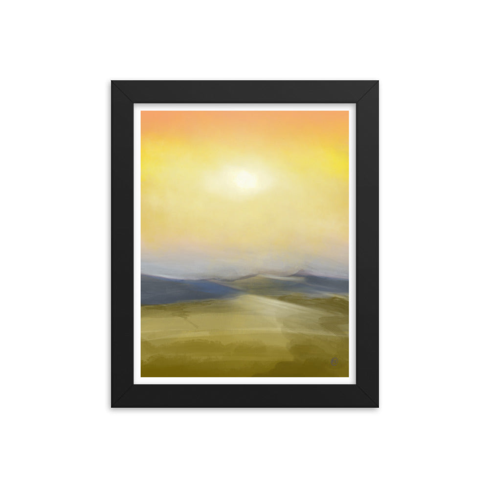 Sunscape Framed Print