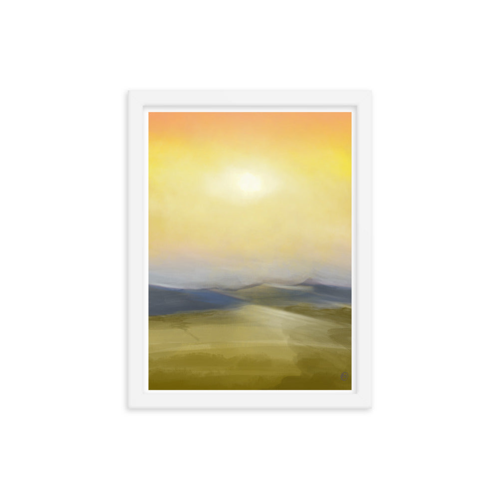 Sunscape Framed Print