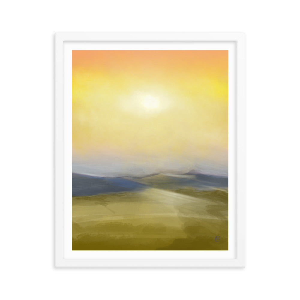 Sunscape Framed Print