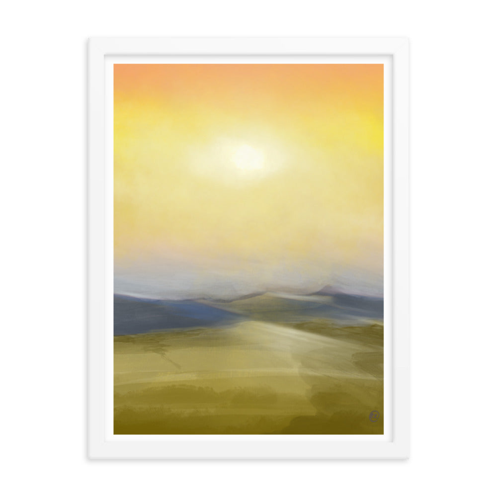 Sunscape Framed Print