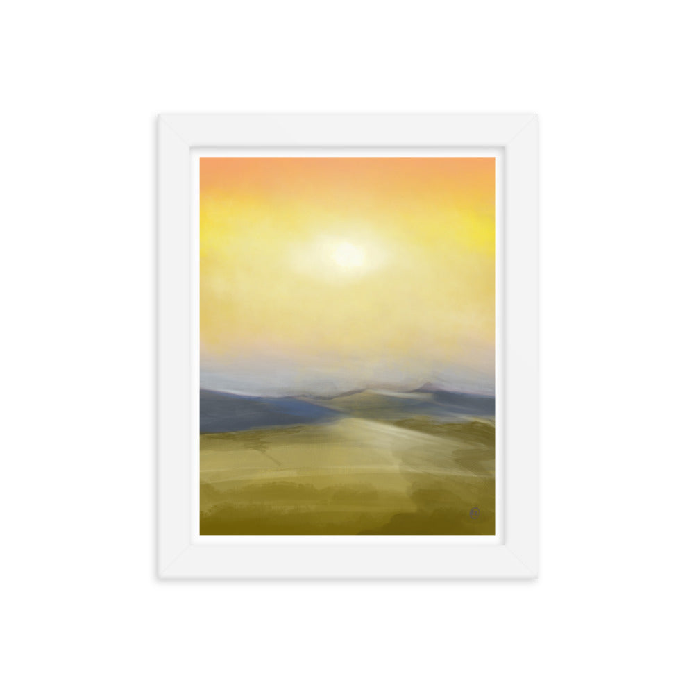 Sunscape Framed Print